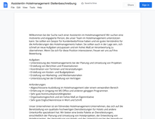 Laden Sie das Bild in den Galerie-Viewer, Stellenbeschreibung