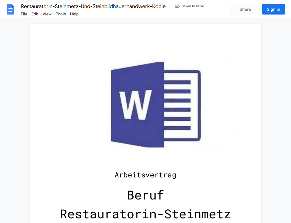 Arbeitsvertrag-Restauratorin-Steinmetz-Und-Steinbildhauerhandwerk