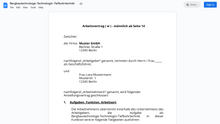 Laden Sie das Bild in den Galerie-Viewer, Arbeitsvertrag-Bergbautechnologe-Technologin-Tiefbohrtechnik